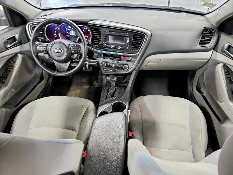 2014 Kia Optima VIN 5XXGM4A70EG290185 COPART salvage auction — MECHANICAL, Salvage Title, sold $375 on 2026-07-27 (photo 8)