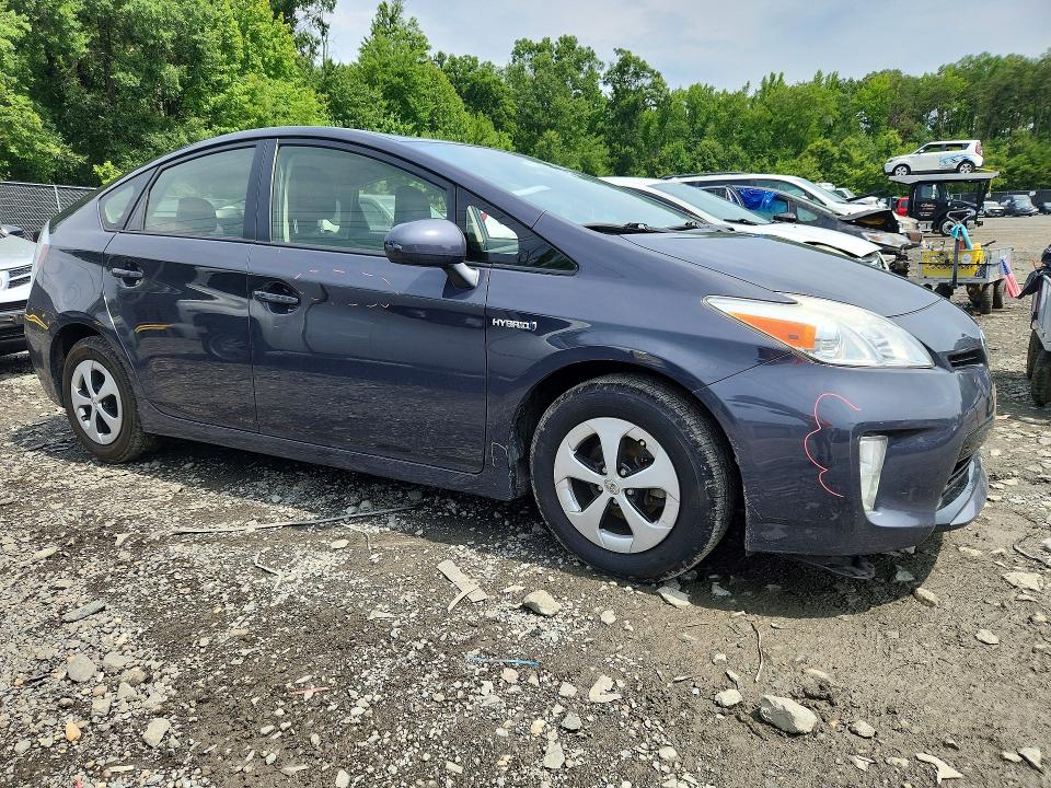 2013 Toyota Prius VIN JTDKN3DU1D1713286 COPART salvage auction — FRONT END, Md - Cert Of Salvage < 75% Damage, sold $5,700 on 2026-07-28 (photo 4)