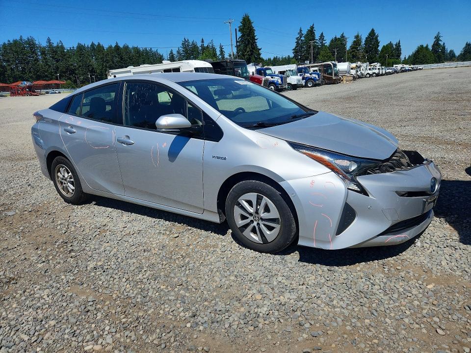 2018 Toyota Prius VIN JTDKBRFUXJ3599619 COPART salvage auction — FRONT END, WA - BILL OF SALE, sold $3,400 on 2026-07-17 (photo 4)