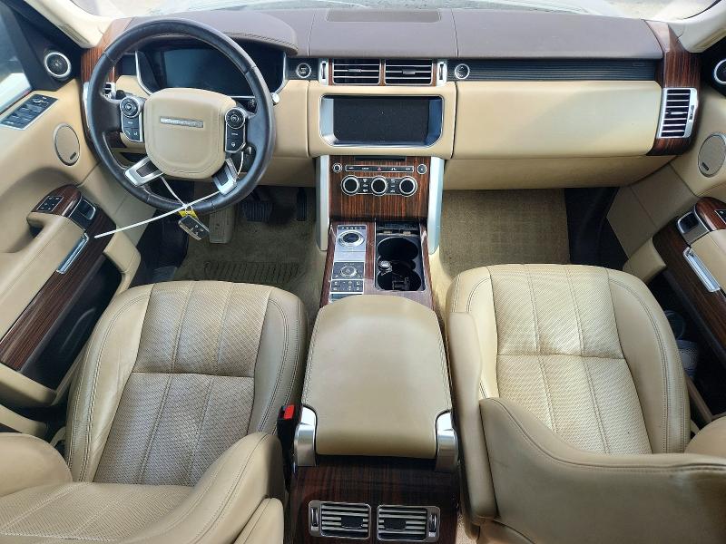 2017 Land rover RANGE ROVER VIN SALGS2FV1HA339467 COPART salvage auction — MECHANICAL, MT - CERTIFICATE OF TITLE, sold $9,800 on 2026-07-28 (photo 8)