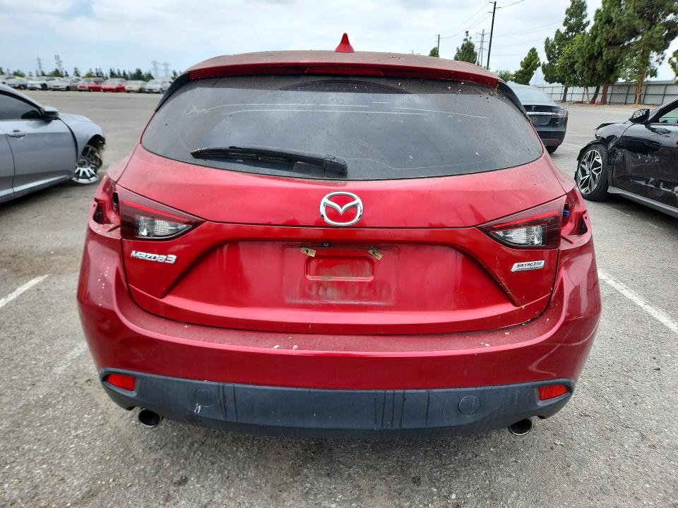 2015 Mazda 3 VIN JM1BM1L30F1228091 COPART salvage auction — FRONT END, Ca - Dis/Dlr/Exp Only Clean Title (P), sold $1,100 on 2026-07-09 (photo 6)