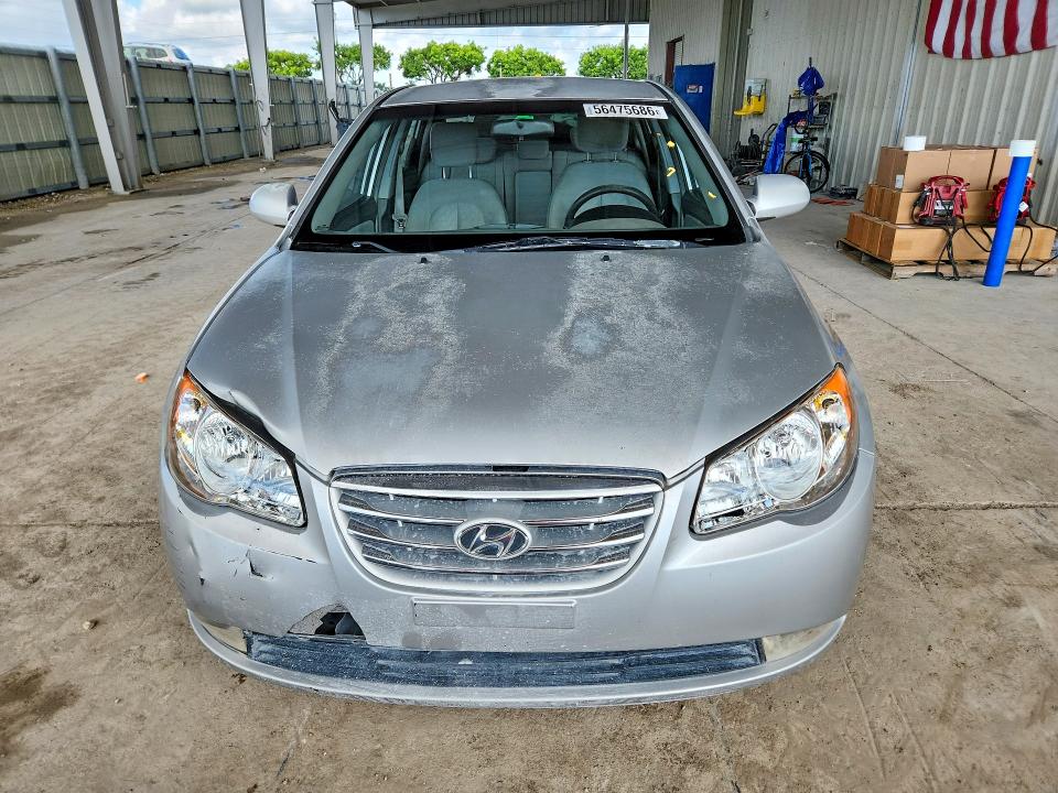 2010 Hyundai Elantra VIN KMHDU4AD2AU959503 COPART salvage auction — FRONT END, FL - CERT OF TTL-REBUILT&SLVG RBLD, sold $425 on 2026-07-15 (photo 5)