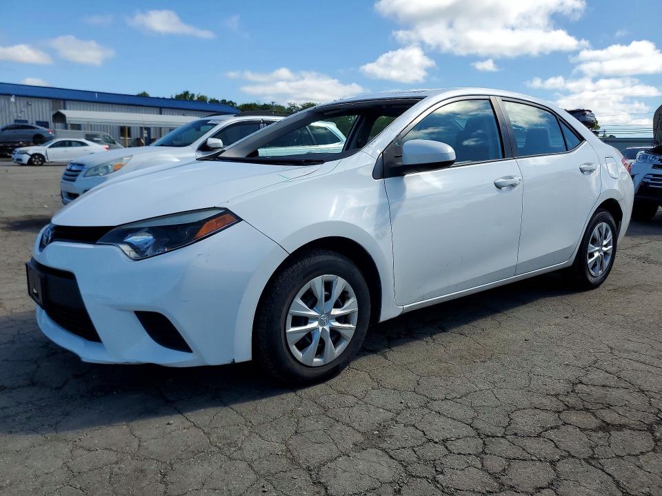 2016 Toyota Corolla VIN 5YFBURHE2GP432140 COPART salvage auction — ROOF, Pa - Certificate Of Salvage, sold $4,050 on 2026-07-14 (photo 1)