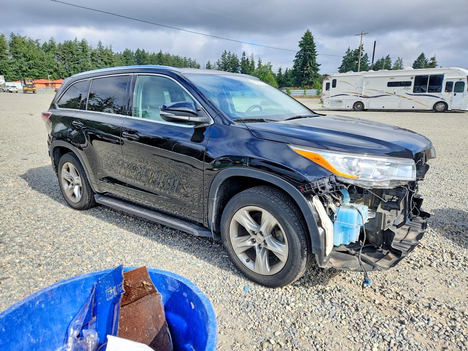 2014 Toyota VIN 5TDDKRFH3ES061778 COPART salvage auction — REAR END, Wa - Bill Of Sale, sold $7,200 on 2026-07-07 (photo 4)