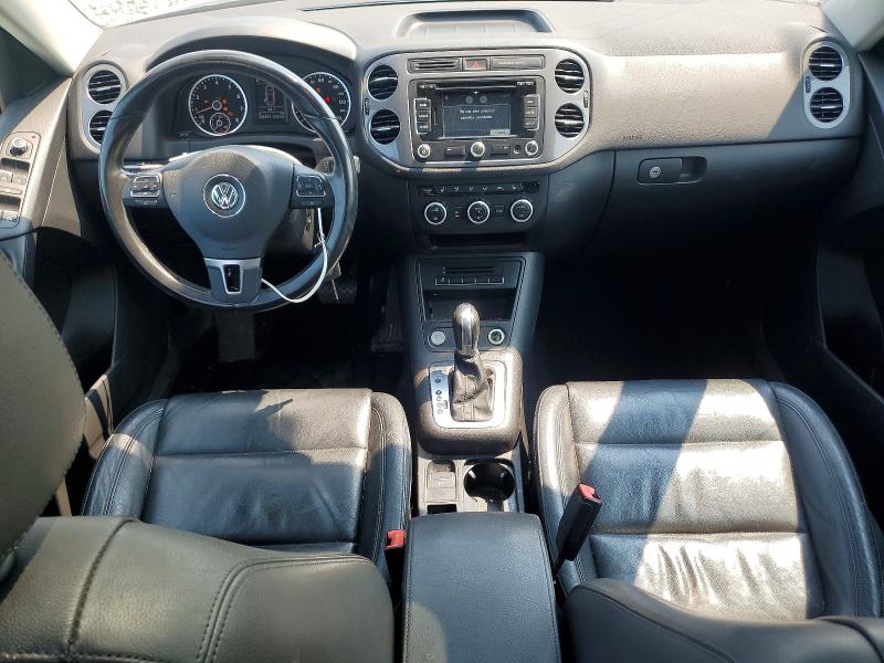 2013 Volkswagen Tiguan VIN WVGBV3AX6DW587410 COPART salvage auction — FRONT END, Oh - Cert Of Title-Salvage, sold $1,300 on 2026-08-06 (photo 8)
