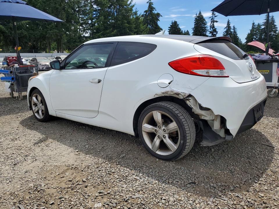 2015 Hyundai Veloster VIN KMHTC6AD2FU236476 COPART salvage auction — REAR END, Wa - Bill Of Sale, sold $725 on 2026-07-24 (photo 2)