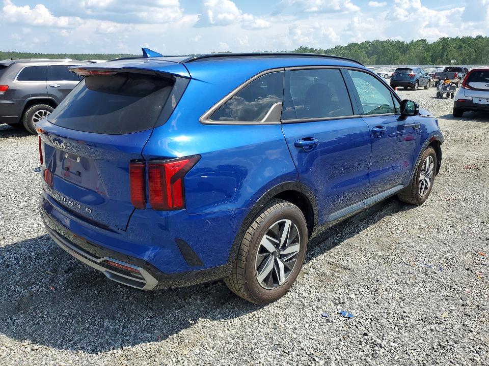 2022 Kia Sorento VIN 5XYRL4LC6NG134833 COPART salvage auction — FRONT END, Sc - Cert Of Title-Salvage, sold $4,400 on 2026-07-29 (photo 3)