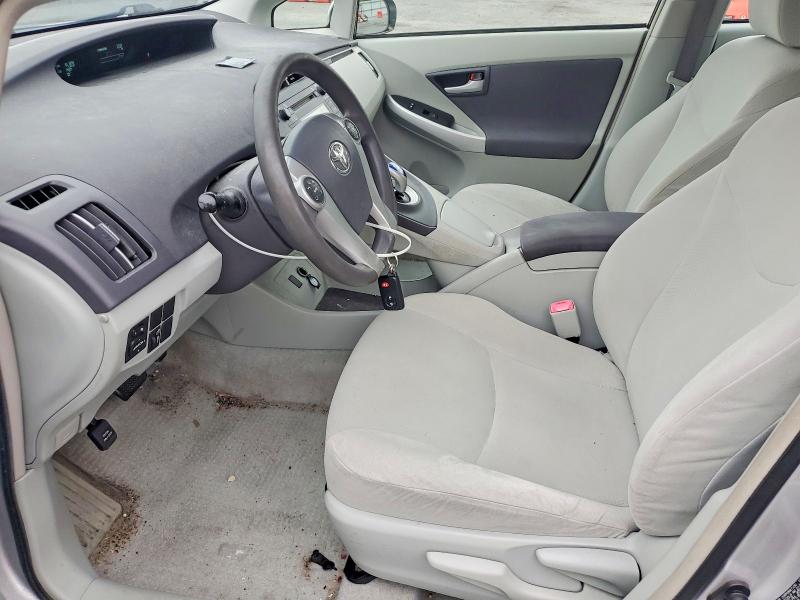 2011 Toyota Prius VIN JTDKN3DU8B1473666 COPART salvage auction — FRONT END, PA - CERTIFICATE OF SALVAGE, sold $1,600 on 2026-07-28 (photo 7)