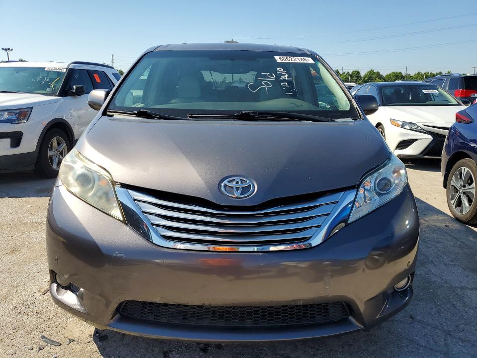 2011 Toyota Sienna VIN 5TDDK3DC0BS011954 COPART salvage auction — FRONT END, In - Certificate Of Title (P), sold $4,100 on 2026-07-27 (photo 5)