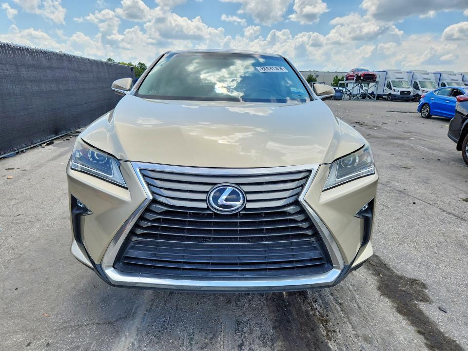 2016 Lexus Rx VIN 2T2ZZMCA2GC018889 COPART salvage auction — MINOR DENT/SCRATCHES, Mt - Certificate Of Title, sold $11,400 on 2026-07-24 (photo 5)