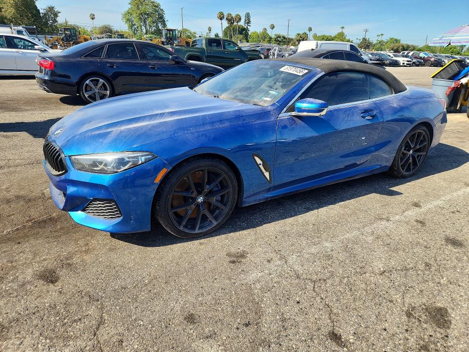 2019 BMW M8 VIN WBAFY4C57KBX39274 — COPART salvage auction photo