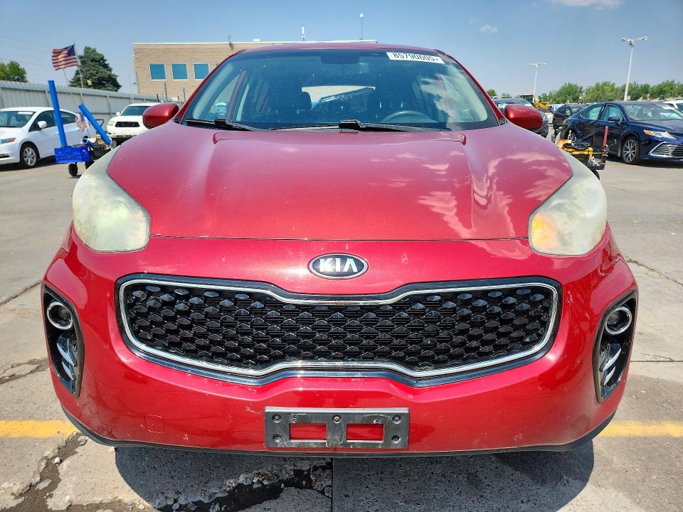 2017 Kia Sportage VIN KNDPMCAC8H7194325 COPART salvage auction — REAR END, Co - Public - Salvage Title, sold $2,250 on 2026-08-24 (photo 5)