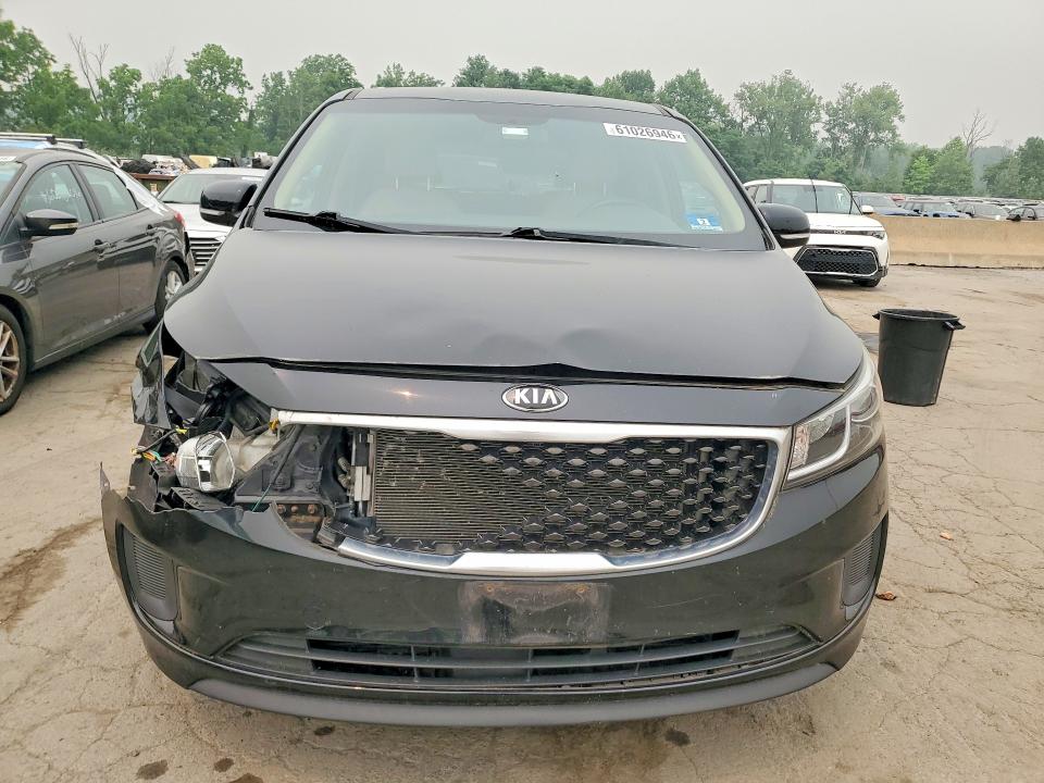 2016 Kia SEDONA VIN KNDMB5C17G6171381 COPART salvage auction — FRONT END, Salvage Title, sold $400 on 2026-07-28 (photo 5)