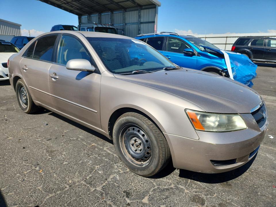 2007 Hyundai Sonata VIN 5NPET46C17H254576 COPART salvage auction — REAR END, CA - SALVAGE CERTIFICATE, sold $325 on 2026-07-23 (photo 4)