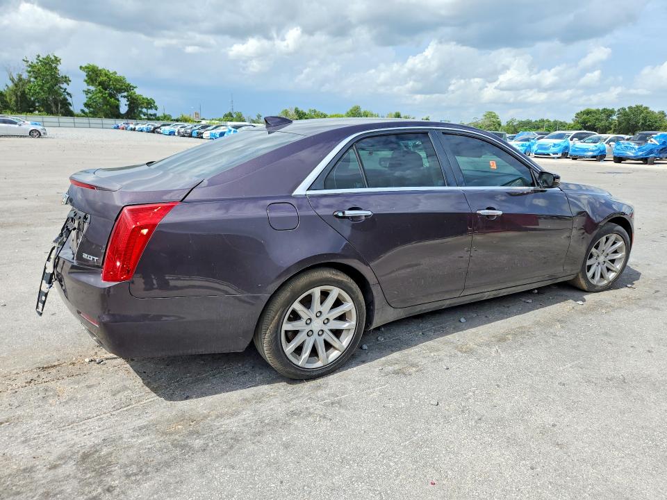 2015 Cadillac Cts VIN 1G6AP5SX7F0117450 COPART salvage auction — REAR END, Fl - Certificate Of Destruction (P), sold $675 on 2026-07-23 (photo 3)