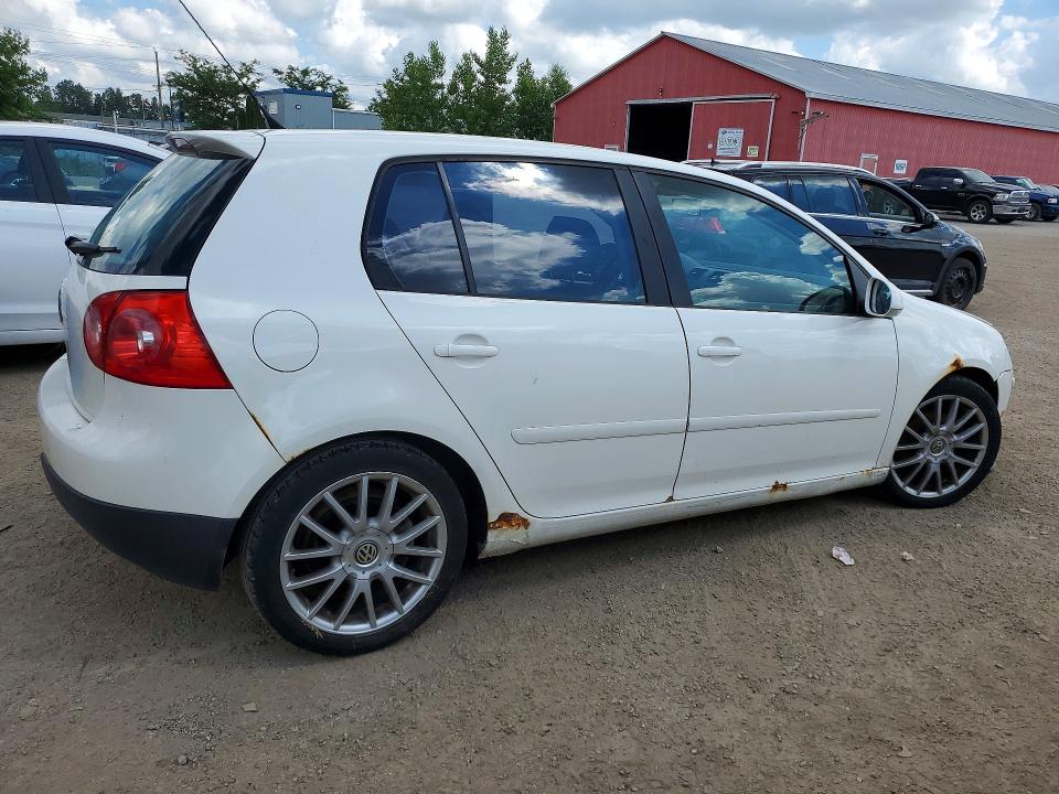 2009 Volkswagen Rabbit VIN WVWDA71K39W121056 COPART salvage auction — UNDERCARRIAGE, ON - PERMIT NO BRAND - UNFIT, sold $150 on 2026-07-23 (photo 3)