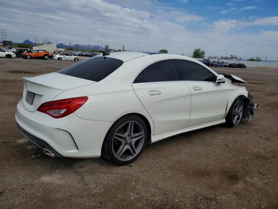 2015 Mercedes-benz Cla-klasse VIN WDDSJ4EB0FN225270 COPART salvage auction — FRONT END, Az - Cert Of Title - Salvage, sold $950 on 2026-08-14 (photo 3)
