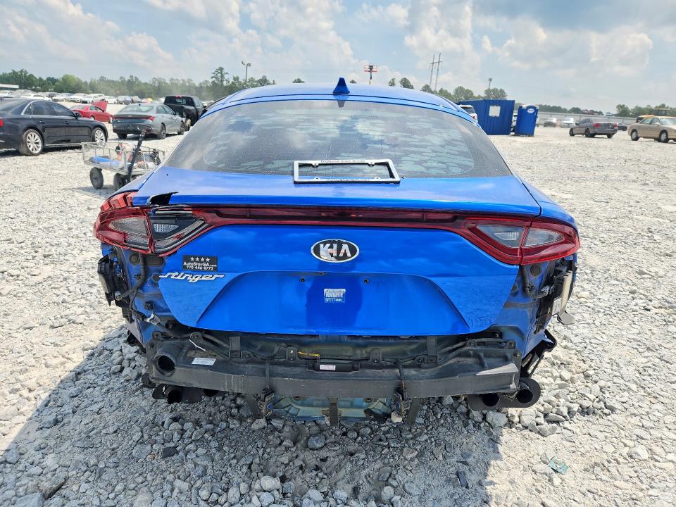 2019 Kia Stinger VIN KNAE15LA2K6063991 COPART salvage auction — ALL OVER, GA - CERTIFICATE OF TITLE, sold $250 on 2026-07-22 (photo 6)