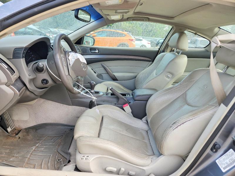 2012 Infiniti G VIN JN1CV6EK2CM420225 COPART salvage auction — FRONT END, Va - Cert Of Title - Salvage, sold $1,400 on 2026-07-21 (photo 7)