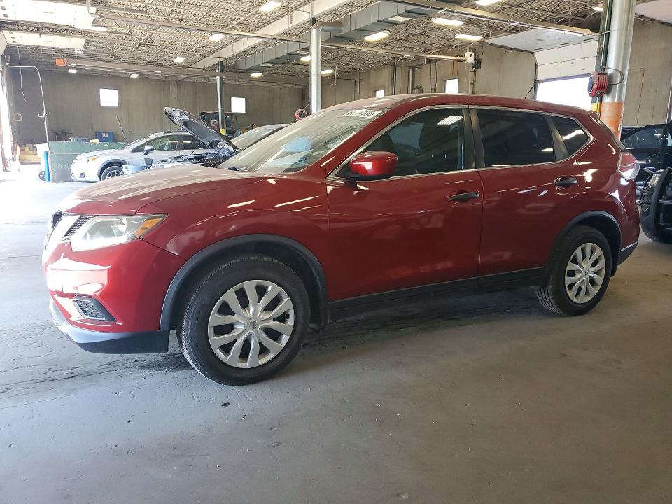 2016 Nissan Rogue VIN KNMAT2MT4GP602414 COPART salvage auction — MINOR DENT/SCRATCHES, Salvage Title, sold $3,050 on 2026-07-21 (photo 1)
