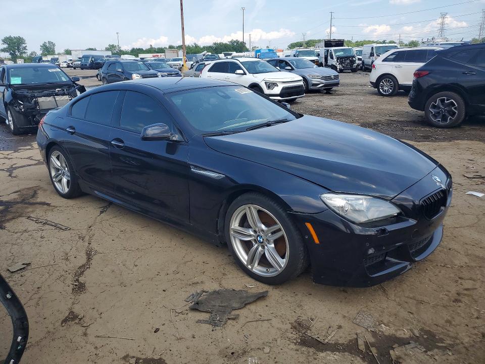 2014 BMW VIN WBA6B2C5XED128816 COPART salvage auction — FRONT END, Mi - Cert Of Title-Rebuilt Salvage, sold $375 on 2026-07-31 (photo 4)