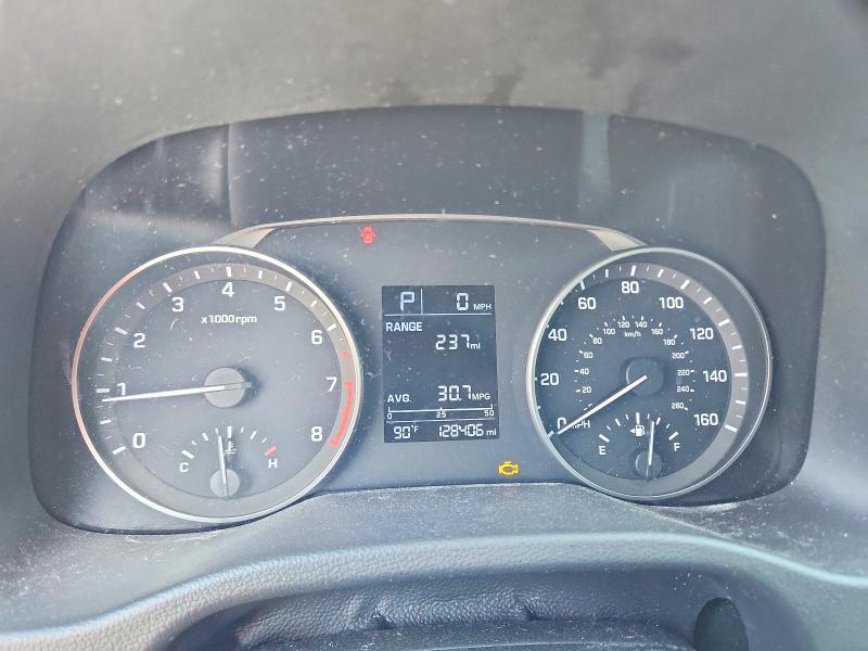 2017 Hyundai Elantra VIN KMHD74LF1HU384083 COPART salvage auction — FRONT END, FL - CERTIFICATE OF TITLE, sold $1,350 on 2026-07-27 (photo 9)
