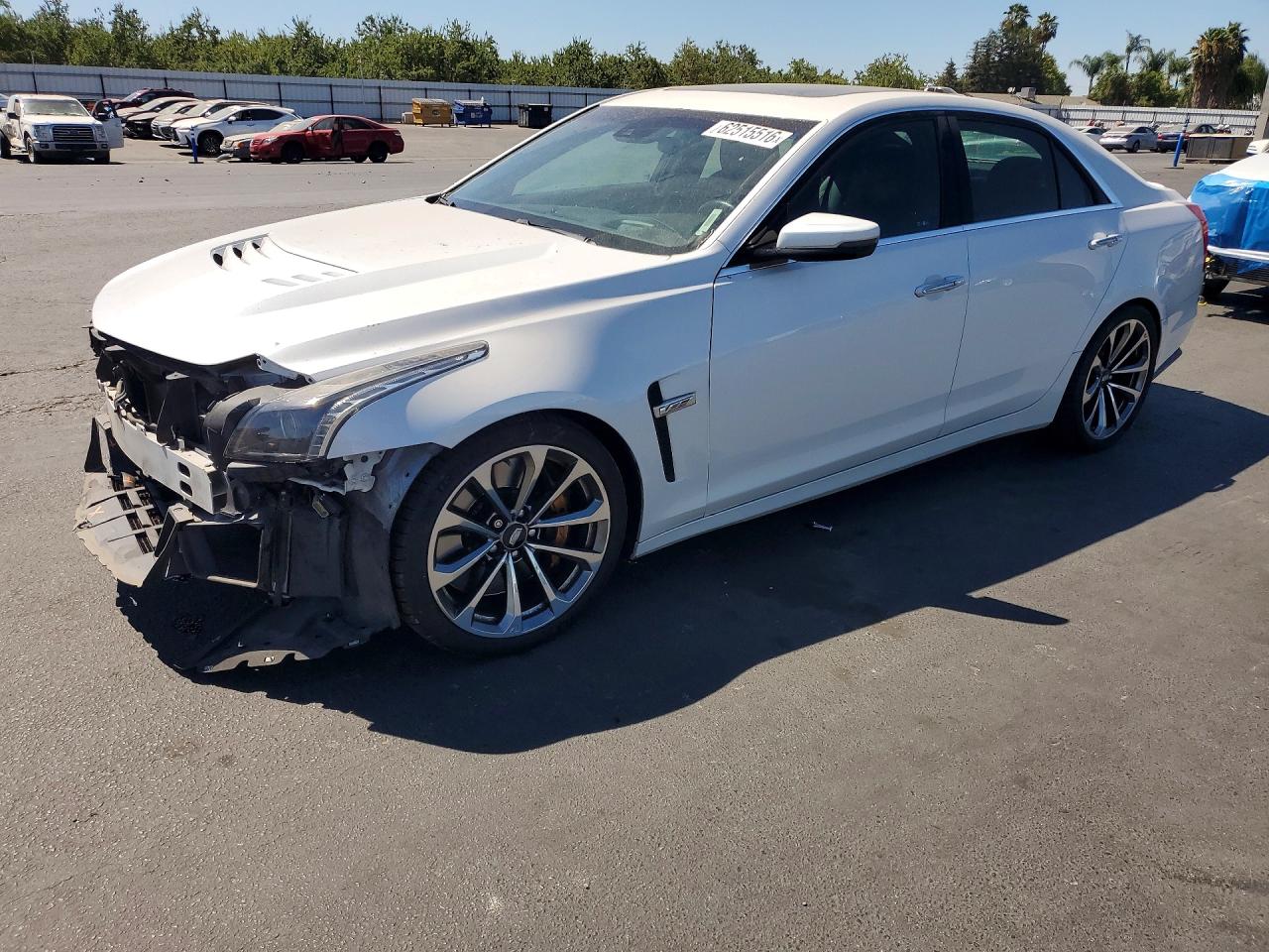 2016 Cadillac Cts VIN 1G6A15S63G0169281 COPART salvage auction — Front End, CA - SALVAGE CERTIFICATE, sold $24,300 on 2026-08-03 (photo 1)