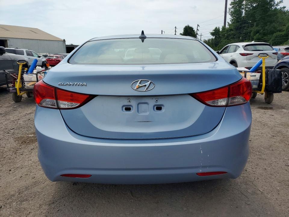 2012 Hyundai Elantra VIN KMHDH4AE4CU321897 COPART salvage auction — MINOR DENT/SCRATCHES, PA - CERT OF TITLE, sold $1,600 on 2026-07-20 (photo 6)