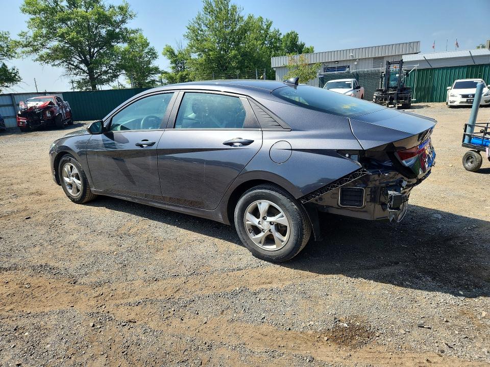 2021 Hyundai Elantra VIN 5NPLL4AG7MH050698 COPART salvage auction — REAR END, Pa - Cert Of Title, sold $6,600 on 2026-07-20 (photo 2)