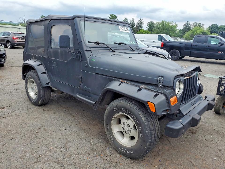 1998 Jeep Wrangler / VIN 1J4FY29P1WP803909 COPART salvage auction — FRONT END, PA - CERTIFICATE OF SALVAGE, sold $400 on 2026-08-04 (photo 4)
