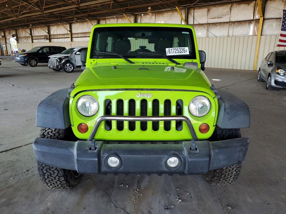 2012 Jeep Wrangler / VIN 1C4BJWDG4CL283697 COPART salvage auction — FRONT END, AZ - CERTIFICATE OF TITLE, sold $250 on 2026-08-03 (photo 5)