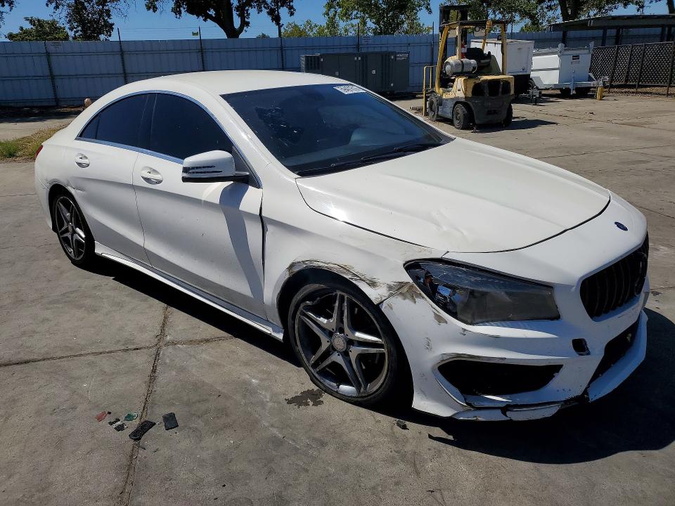 2014 Mercedes-benz Cla-klasse VIN WDDSJ4EB6EN109375 COPART salvage auction — FRONT END, Ca - Salvage Certificate, sold $1,300 on 2026-07-27 (photo 4)