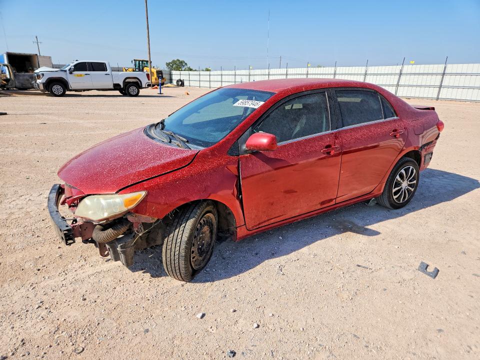 2013 Toyota Corolla VIN 5YFBU4EE6DP163434 COPART salvage auction — ALL OVER, TX - SALVAGE VEHICLE TITLE (P), sold $850 on 2026-07-15 (photo 1)