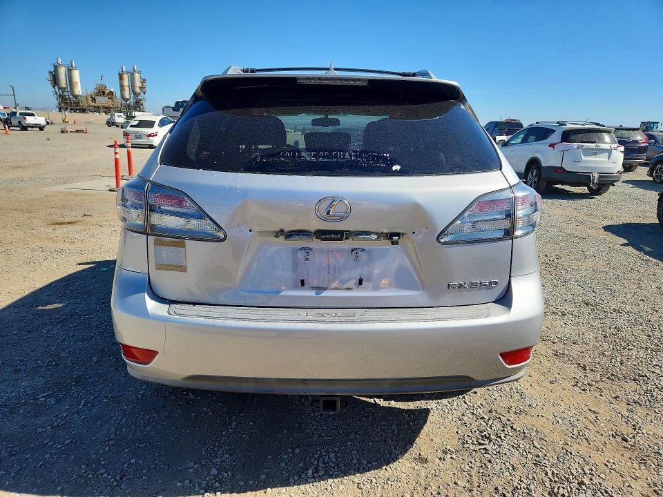 2011 Lexus Rx 350 VIN JTJZK1BA1B2003040 COPART salvage auction — FRONT END, CA - DIS/DLR/EXP ONLY CLEAN TITLE, sold $4,000 on 2026-07-17 (photo 6)