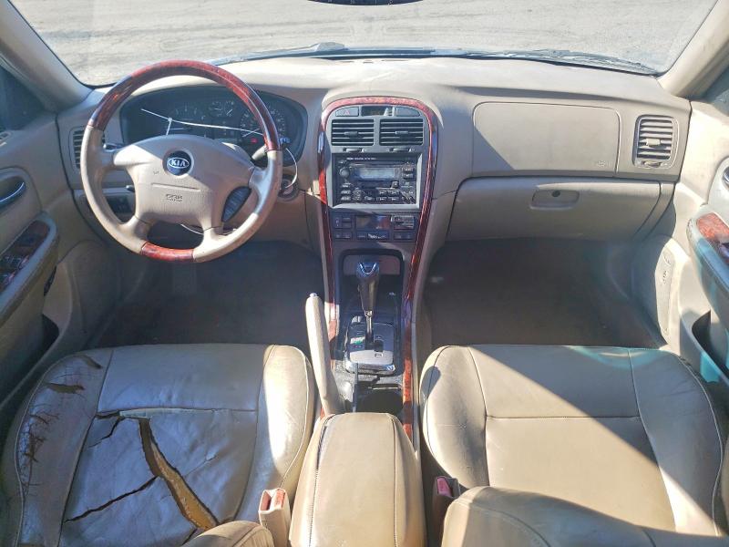 2003 Kia Optima VIN KNAGD126135204482 COPART salvage auction — FRONT END, CT - CERT OF TITLE-SALVAGE, sold $475 on 2026-07-17 (photo 8)