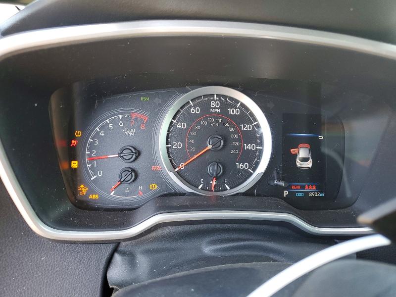 2022 Toyota Corolla VIN JTND4MBE9N3158862 COPART salvage auction — FRONT END, Ca - Salvage Certificate, sold $3,200 on 2026-07-31 (photo 9)