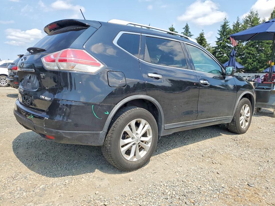 2016 Nissan Rogue VIN KNMAT2MVXGP698471 COPART salvage auction — REAR END, Wa - Bill Of Sale, sold $1,200 on 2026-07-28 (photo 3)