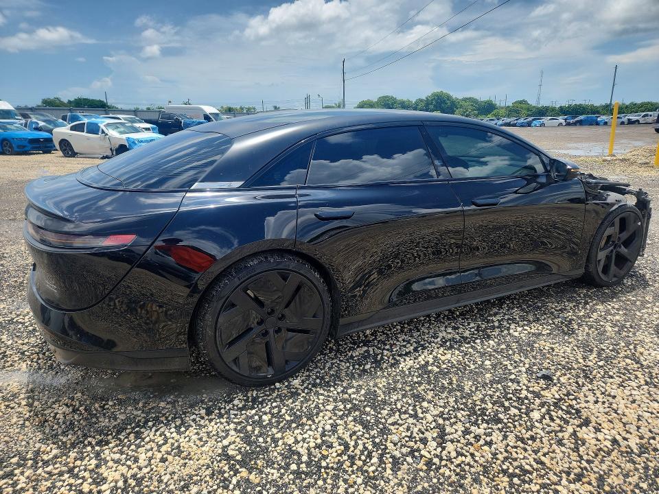 2022 Lucid VIN 50EA1DAA0NA001906 COPART salvage auction — FRONT END, Salvage Title, sold $9,200 on 2026-07-29 (photo 3)