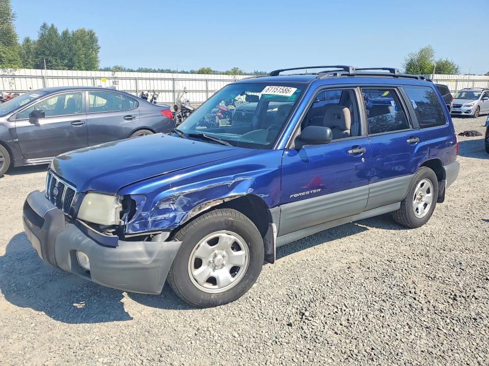 2001 Subaru Forester VIN JF1SF63511H705884 COPART salvage auction — FRONT END, WA - BILL OF SALE, sold $275 on 2026-07-27 (photo 1)