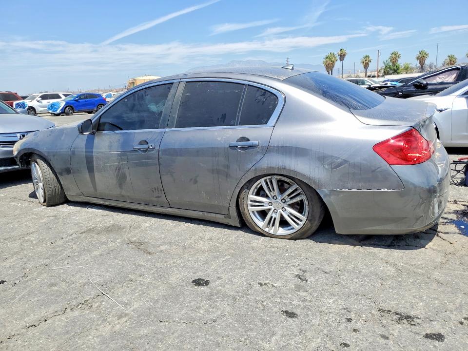2013 Infiniti G VIN JN1CV6AP8DM304286 COPART salvage auction — FRONT END, Ca - Salvage Certificate, sold $550 on 2026-07-30 (photo 2)