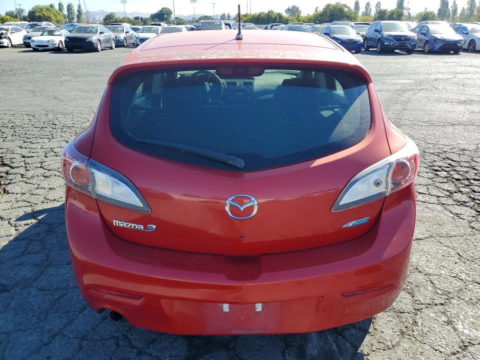 2013 Mazda 3 VIN JM1BL1LP4D1821276 COPART salvage auction — FRONT END, Ca - Salvage Certificate, sold $425 on 2026-07-24 (photo 6)