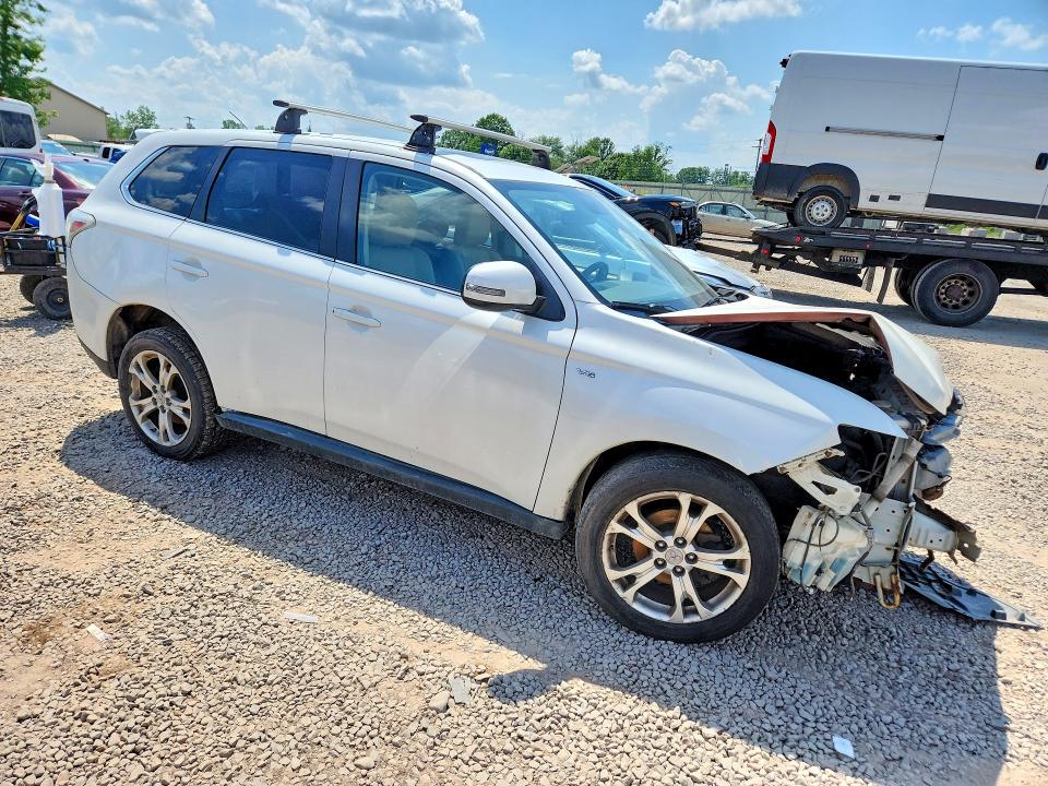 2014 Mitsubishi Outlander VIN JA4JZ4AX0EZ010554 COPART salvage auction — FRONT END, Ny - Mv-907A Salvage Certificate, sold $350 on 2026-07-22 (photo 4)