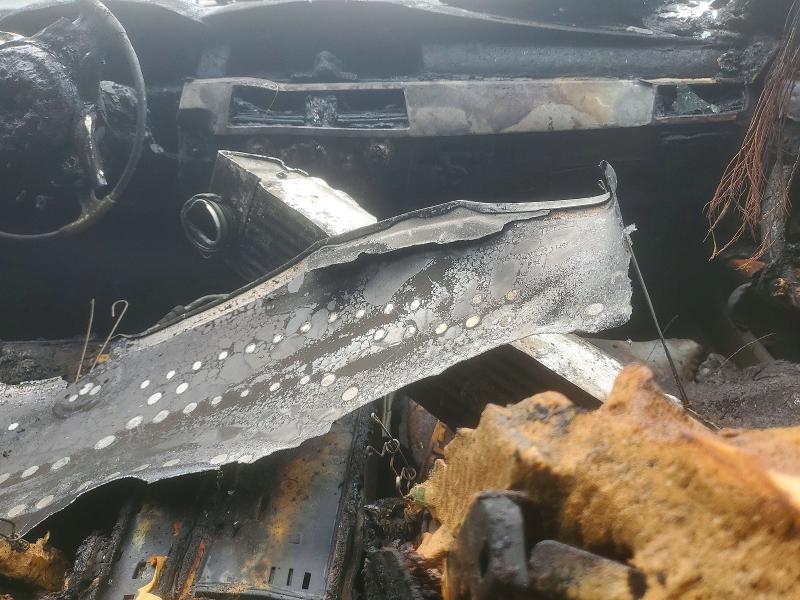 2008 BMW 5 series VIN WBANW13528CZ72871 COPART salvage auction — BURN, Ga - Bill Of Sale - Parts Only, sold $375 on 2026-08-04 (photo 8)