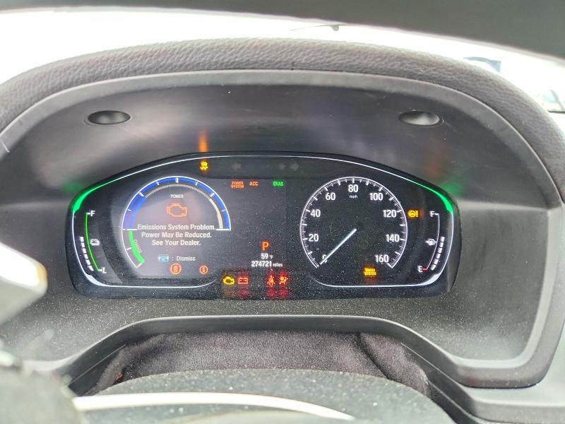 2022 Honda Insight VIN 19XZE4F5XNE004428 COPART salvage auction — REAR END, Ca - Salvage Certificate, sold $1,900 on 2026-07-30 (photo 9)