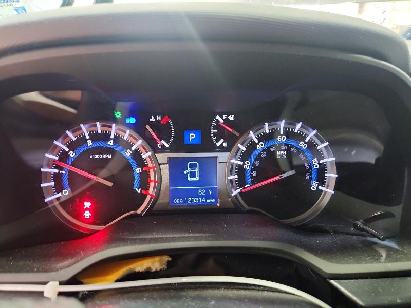 2017 Toyota 4runner VIN JTEZU5JR3H5155593 COPART salvage auction — FRONT END, La - Cert Of Title-Salvage, sold $4,100 on 2026-07-28 (photo 9)