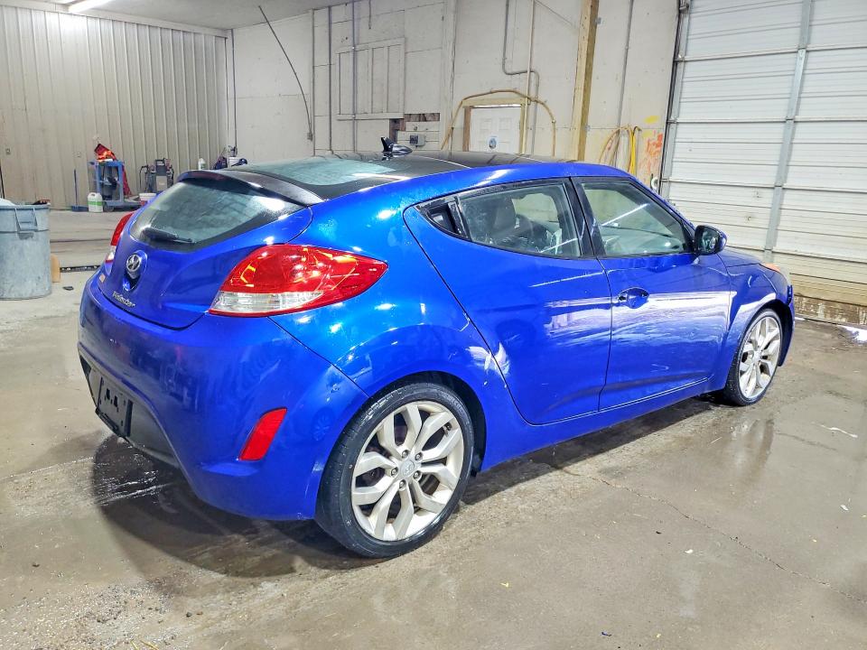 2013 Hyundai Veloster VIN KMHTC6AD4DU169876 COPART salvage auction — ALL OVER, Tn - Salvage Certificate, sold $500 on 2026-07-28 (photo 3)