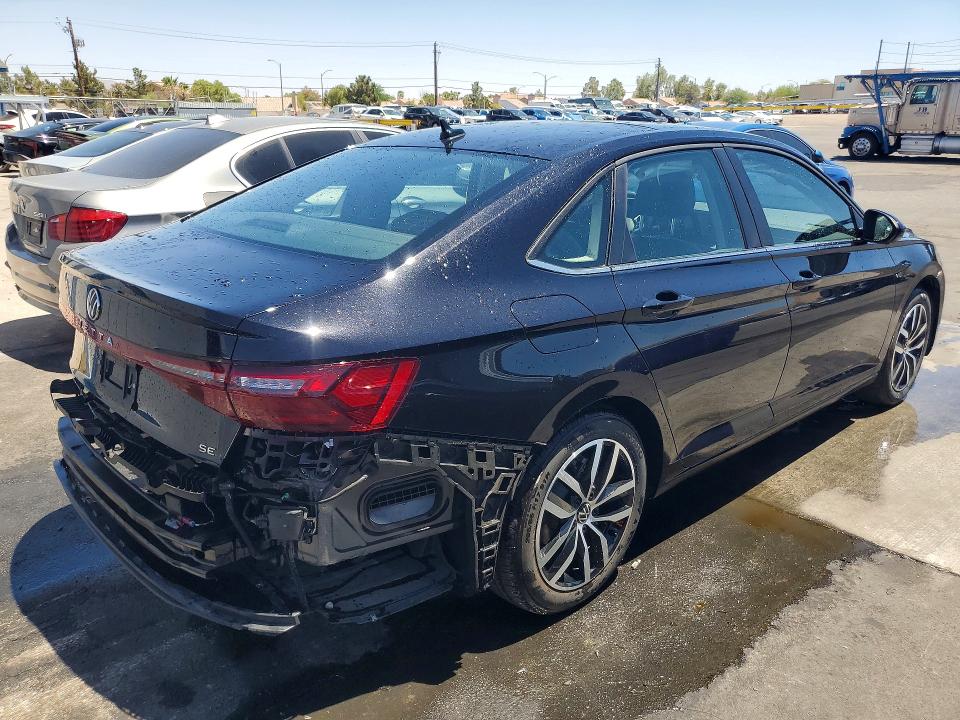 2026 Volkswagen Jetta VIN 3VW7W7BU6TM031919 COPART salvage auction — REAR END, Ca - Certificate Of Title, sold $10,000 on 2026-07-25 (photo 3)