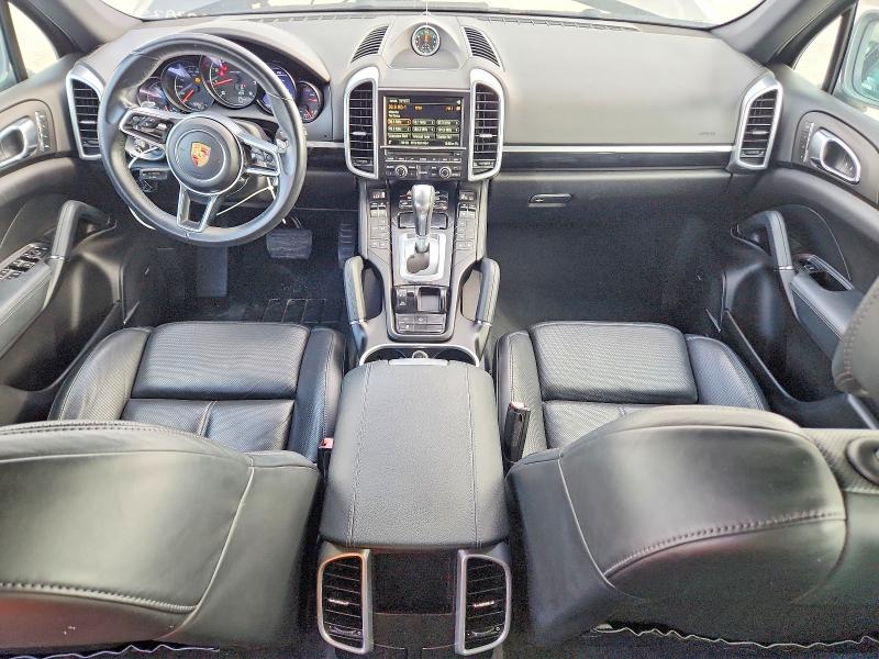 2016 Porsche Cayenne VIN WP1AA2A24GLA03925 COPART salvage auction — WATER/FLOOD, TX - SALVAGE TITLE-FLOOD DAMAGE, sold $7,200 on 2026-07-31 (photo 8)
