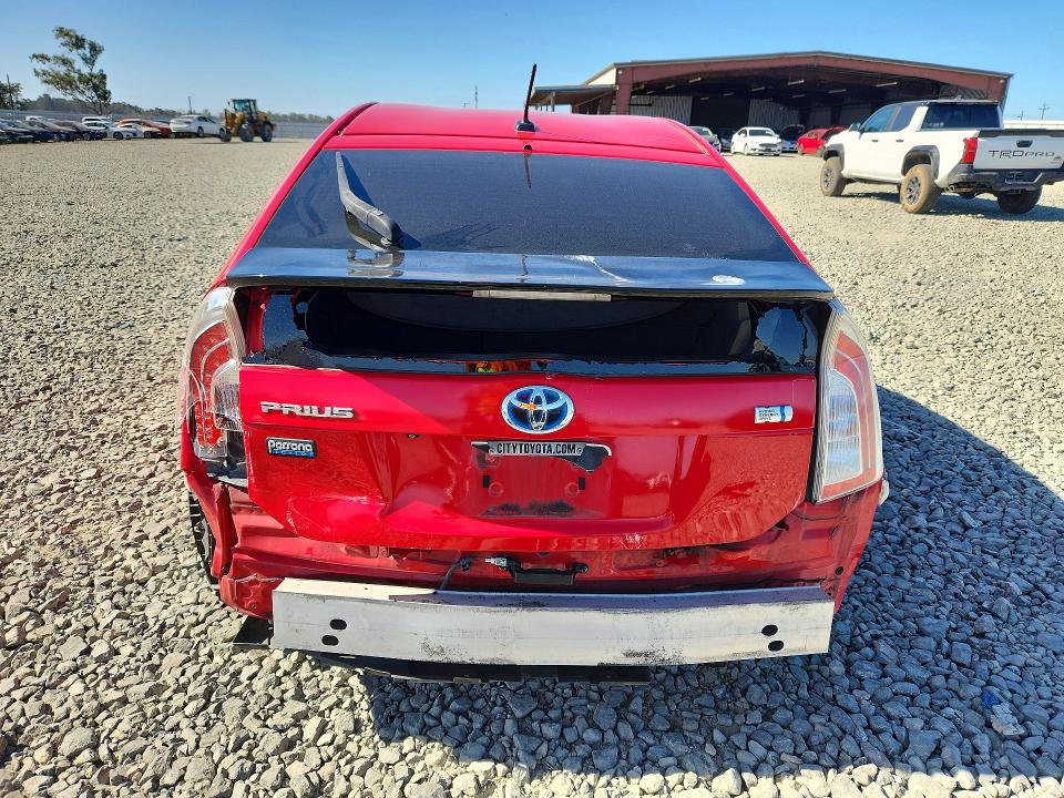 2015 Toyota Prius VIN JTDKN3DU6F0415132 COPART salvage auction — REAR END, Ca - Salvage Certificate, sold $1,150 on 2026-07-30 (photo 6)