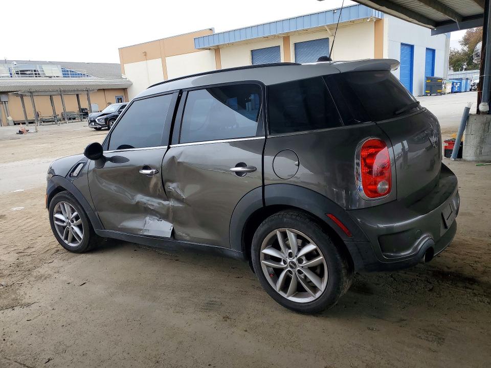 2012 Mini Cooper VIN WMWZC3C53CWL81591 COPART salvage auction — SIDE, CA - SALVAGE CERTIFICATE, sold $450 on 2026-08-18 (photo 2)